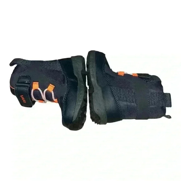 NWOT Carter's Keilor Toddler Boys Navy Blue Orange/Gray Winter Snow Boots S6
 - Picture 10 of 12